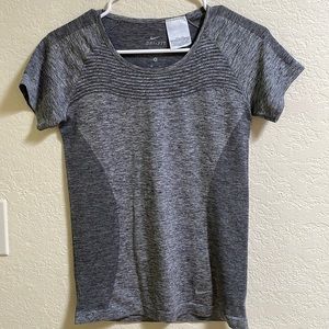 Cool & comfy grey Nike Dri-Fit athletic top, short-sleeve! Like new condition.